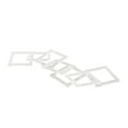 thumbnail image 6 of 28" x 5" Clear Acrylic Plastic Square 7 Link Chain Sculpture, by DecMode, 6 of 9