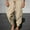 Khaki, variant on Herrnalise Men's Cargo Pants Drawstring Casual Pants Pocket Design Beam Feet Trousers Baggy Harem Pants Valentine's Day For Him For S-3XL