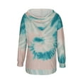 thumbnail image 4 of jsaierl Women's Hoodies Oversized Tie Dye Graphic Hoodies Sweatshirts Lightweight Pullover Workout Long Sleeve Top Hoodie, 4 of 5