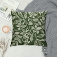 thumbnail image 2 of Nawypu Boho Green Leaf Tufted Pillow Covers Modern Minimalist Monstrea Abstract Pillowcase Rustic Plant Upholstery Cushion Case for Bed Couch Sofa Indoor and Outdoor Home Decor (Green), 2 of 5