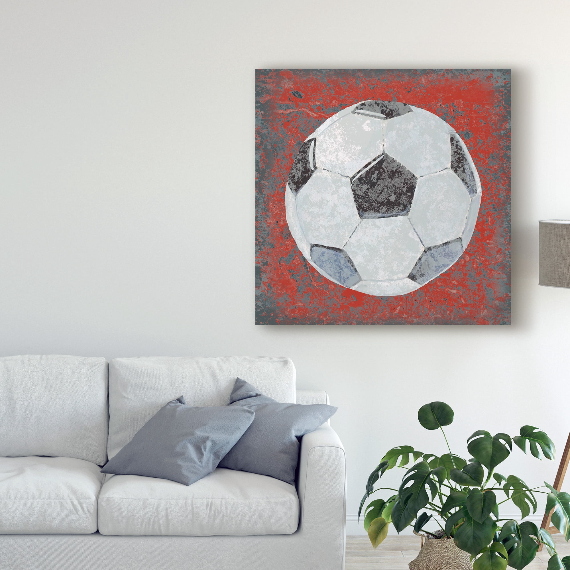 Trademark Fine Art 'Grunge Sporting IV' Canvas Art by Studio W