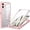 Pink, variant on 360°All-Inclusive Case for Samsung Galaxy A06, [Built in Screen Protector] Dual Layer Full Body Shockproof Dustproof Clear Phone Case for Samsung Galaxy A06 QB-Green