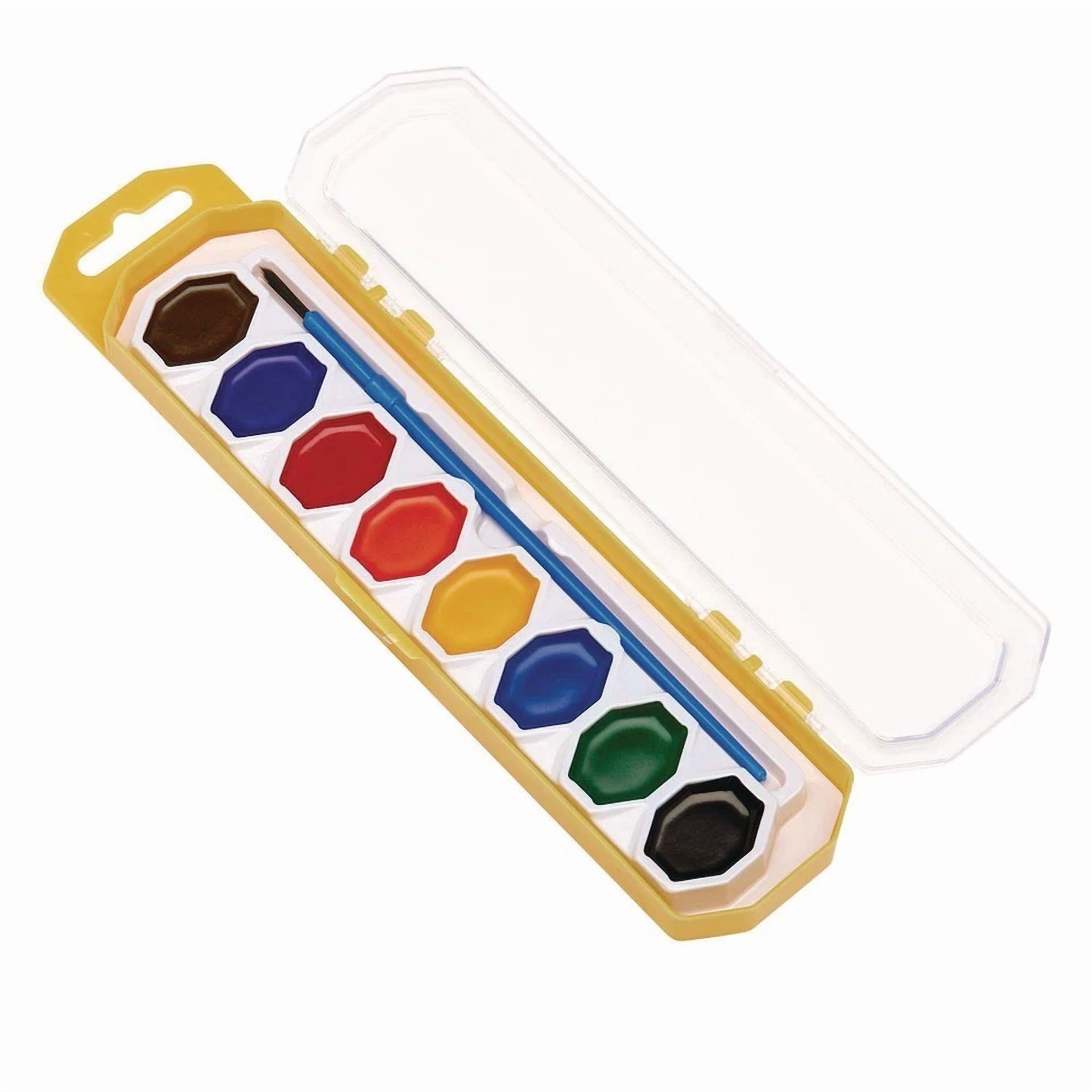 Cra-Z-Art 1065172 Washable Watercolors Palette Tray - Assorted Colors (8/St) New