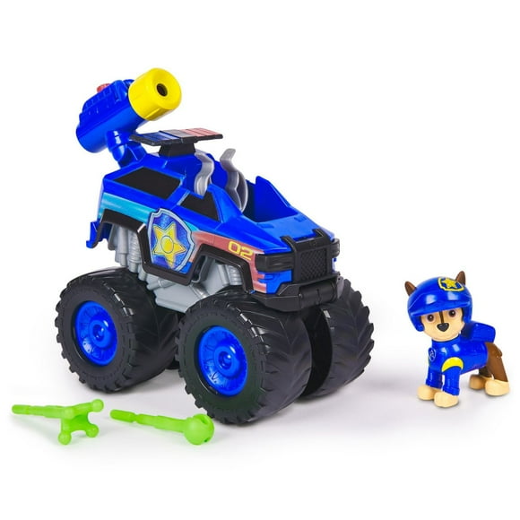 PAW Patrol: Rescue Wheels Chase’s Cruiser, Toy Truck with Projectile Launcher and Collectible Action Figure, Kids Toys for Boys & Girls Ages 3 and up