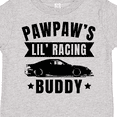 thumbnail image 4 of Inktastic Pawpaw's Lil' Racing Buddy with Car Silhouette Boys or Girls Toddler T-Shirt, 4 of 5