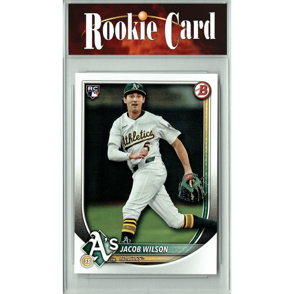Certified Mint  Jacob Wilson 2025 Bowman #9 Rookie of the Year Rookie Card Oakland Athletics