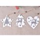 thumbnail image 4 of Decoración de árbol de Navidad, suministros para fiestas, colgantes de vacaciones, accesorios DIY, colgante de para Navidad, diseño de Kits de decoración para fiestas en forma de estrella Bewildely HA069604-02, 4 of 6