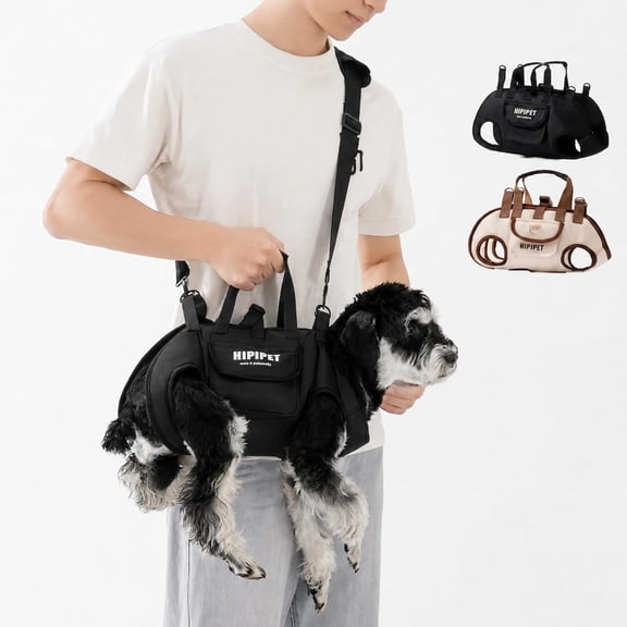 Dog Lift Assist Sling, Pawsie Purse Dog Carrier, Waterproof Oxford Portable Pet Carrier For Small Dogs & Cats, Ideal For Vet Visits, Walking & Travel