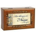 thumbnail image 2 of Love That You Are My Nana Woodgrain Embossed Jewelry Music Box Plays Wonderful World, 2 of 3