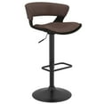 thumbnail image 1 of Tabouret contemporain pneumatique, brun, 1 of 7