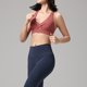 thumbnail image 4 of Ropa interior deportiva para mujer, con almohadillas cruzadas para entrenamiento, yoga, color rosa, 4 of 6
