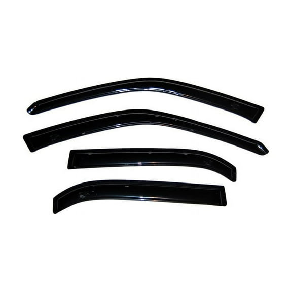 Auto VentShade (AVS) by RealTruck Outside Mount Ventvisor® Window Deflectors Front & Rear Set Compatible with 1998-2002 Chevy Prizm, Toyota Corolla Sedan