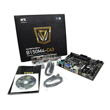 B150M4-C43 V1.0 ECS Intel B150 Express Chipset LGA1151 Socket ATX Motherboard US Intel LGA1151