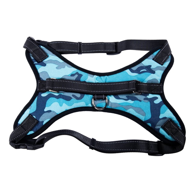 Pechera Arnés para Perro Mr. Pets Reflectante Ajustable azul cielo Chico