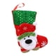 thumbnail image 1 of Calcetín de Navidad Bewildely accesorio de tamaño pequeño decoración del hogar bolsa de regalo lentejuelas DIY Patrón de oso, 1 of 6