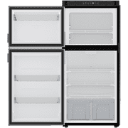 Norcold Dual Compartment Refrigerator, Silver
