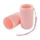 thumbnail image 2 of Estuche de viaje para cepillos de dientes, organizador portátil a prueba de polvo. rosa, 2 of 9