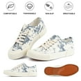 thumbnail image 2 of JENN ARDOR Women's Canvas Sneakers Low Cut Lace Up Slip On Fashion Walking Shoes Comfortable Breathable Lightweight Flats, 2 of 8