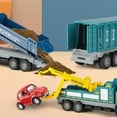 thumbnail image 3 of KYAIGUO Baby Unloading Truck Toys Friction Power Large Construction Trucks For Boys 4-7 Years Kids Construction Vehicles Diecast Loading Truck Toys, 3 of 8