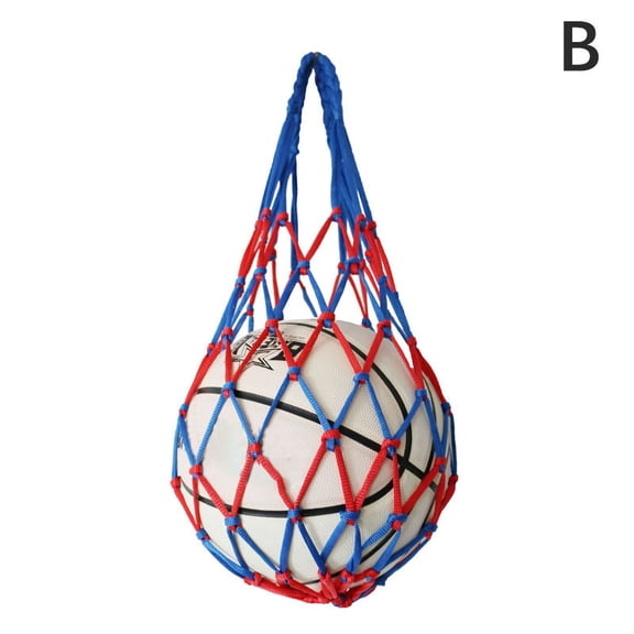 Racing Butterfly Football Net Bag Nylon Bold Storage Bag Single Ball Carry Portable Equipment