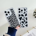 thumbnail image 4 of Stylish Case for Apple iPhone 16, Slim Fit Soft TPU Bumper Rugged Shockproof Anti-Scratch Luxury Anti-Slip Phone Case Cover for iPhone 16, Pink Leopard Print, 4 of 8