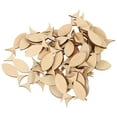 thumbnail image 6 of 200pcs Unfinished Wood Fish Cutouts Fish Shaped Wood Slice Craft DIY Accessories, 6 of 8