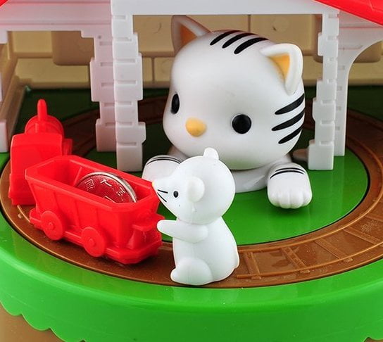 PlayWorld PennyPincher Cat and Mouse Coin Bank