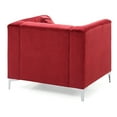 thumbnail image 6 of Glory Furniture Pompano Velvet Chair in Burgundy, 6 of 6