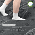 thumbnail image 6 of King Mattress 12inch,Mattress King Size,Black Cooling Gel Memory & Spring Hybrid Medium Comfort Motion Isolation, Pressure Relief,Mattress in a Box,CertiPUR-US, 6 of 9