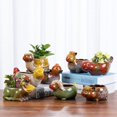 thumbnail image 3 of HAHDAXIA Cute Animal Ceramic Flower Pot Succulent Planter-Chicken, 3 of 3