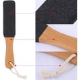 thumbnail image 4 of 2 Pack Foot File Callus Remover with Wooden Handle, Professional Pedicure Foot Scrubber Grater for Dead Skin on Heels and Feet, Double Sided Foot Filer for Men and Women at Home or Salon, 4 of 6