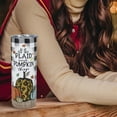 thumbnail image 3 of Fall Tumbler 20 oz Travel Holiday Coffee Mug Fall Pumpkin Skinny Tumblers with Lid and Straw Stainless Steel Insulated Coffee Cups Fall Gifts for Women Girls, 3 of 6