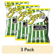(3 pack) Zapp’s New Orleans Kettle Style Cajun Dill Gator-Tators Potato Chips, 8 oz- Pack of 9