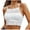 White, variant on 1PC Bralettes for Women, Women's Solid Lace Wrapped Chest And Backless Ultra-thin Bra With Padding Breathable Underwear Daily Bra
