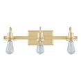 thumbnail image 5 of Aspen Creative 62303, 3-Light Bathroom Vanity, 22" Wide, Transitional Design, Warm Brass, 5 of 8