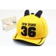 thumbnail image 1 of Gorra de béisbol para niños con borde suave bordado con 36 letras, gorra con orejas de dibujos animados para niños y niñas, 1 of 6