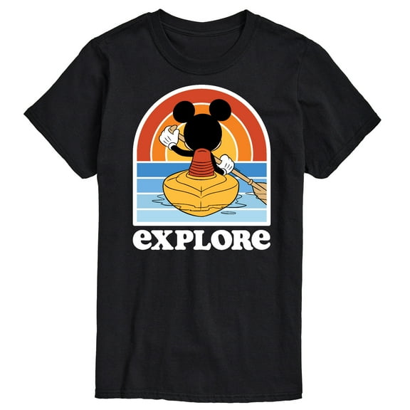 Mickey and Friends - Mickey Kayak Explore - Men's Short Sleeve Graphic T-Shirt