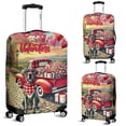 thumbnail image 2 of Be My Valentine's Great Dane Truck Full of Love Flower Balloon Travel Luggage Cover Danes Dog Lover Gifts Suitcase Dust Protective Decor - 02029, 2 of 5