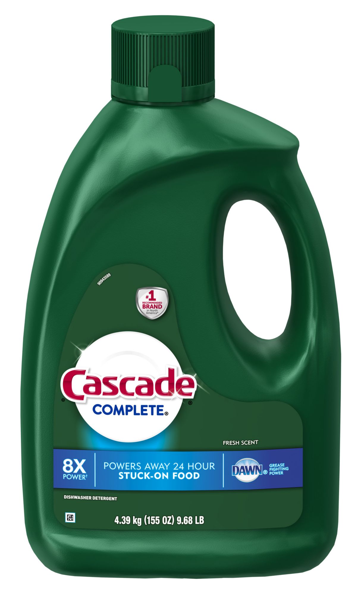 Cascade Complete Gel Dishwasher Detergent Fresh Scent 155 oz.