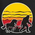 thumbnail image 6 of Wild Bobby Sunset Silhoutte Unicorn and Sasquatch Unisex Hoodie Sweatshirt, 6 of 6