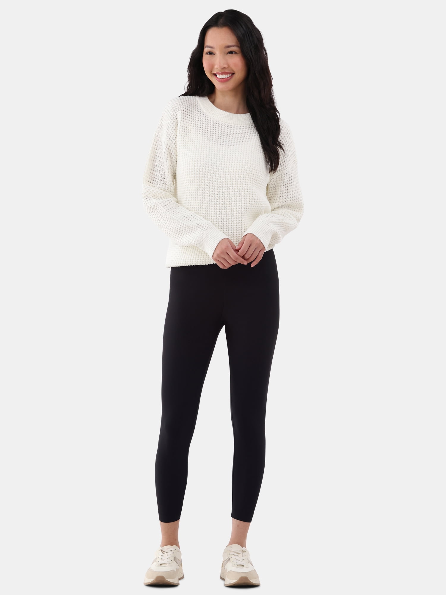 Time and Tru Women's Capri Leggings, Size XS-XXXL