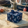 thumbnail image 6 of Blue Nautical Wrapping Paper for Boys Men - Navy Anchor Gift Wrap with White Anchors Design for Birthday Baby Shower Graduation Father’s Day - 28×40 Inches, 4 Jumbo Folded Sheets, 6 of 7