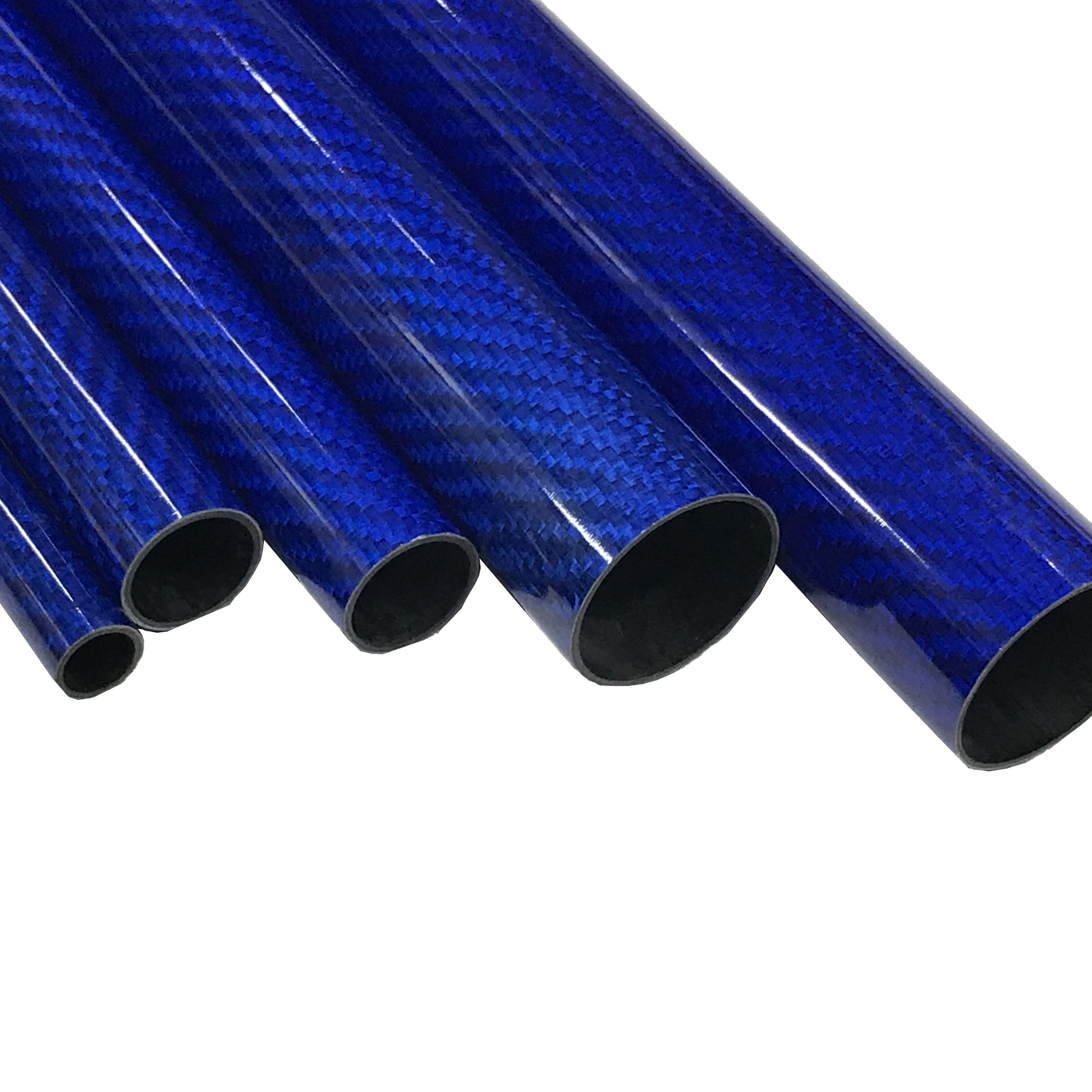 Carbon Fiber Tube - 25mm x 23mm x 500mm - 3K Roll Wrapped 100% Carbon Fiber  Tube Glossy Surface