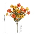 thumbnail image 3 of Dongrere 2 Pcs Fall Artificial Wildflower Bundles, Fake Flower Stems, Autumn Floral Bouquets for Home Porch Thanksgiving Vase Decor, D, 3 of 6