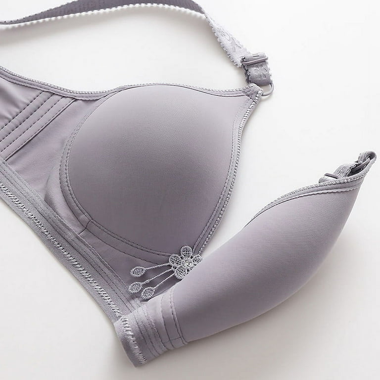 Bras for Older Women with Sagging Breasts Strapless Pushup Bras Lift Bra  Women Upwingsbra Wireless Non Slip, Grey, 38 : : Clothing, Shoes &  Accessories