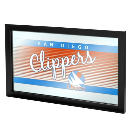 - San Diego Clippers Hardwood Classics NBA Logo Mirror