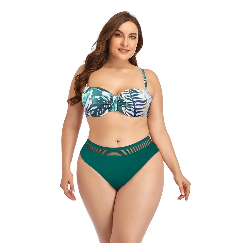 plus size 2 piece swimwear