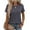 Gray, variant on Womens Tshirt Short Sleeve Summer Tops Crewneck Casual Basic Tee Shirts Spring Clothes Trendy Outfit
