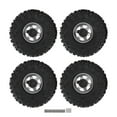 thumbnail image 2 of 4PCS RC Wheel Crawler Tire Set, Robust Rubber Tires and Metal Hubs, Excellent Grip, Shock Absorption, Easy to Install, Compatible with Redcat, Axial SCX10, D90, Hpi, 2 of 7