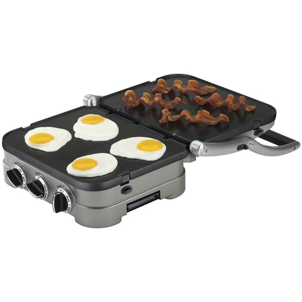 Cuisinart Stainless Steel 5-in-1 Griddler with Reversible Nonstick